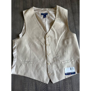 Men's Saddlebred Vest Size L Beige Tan